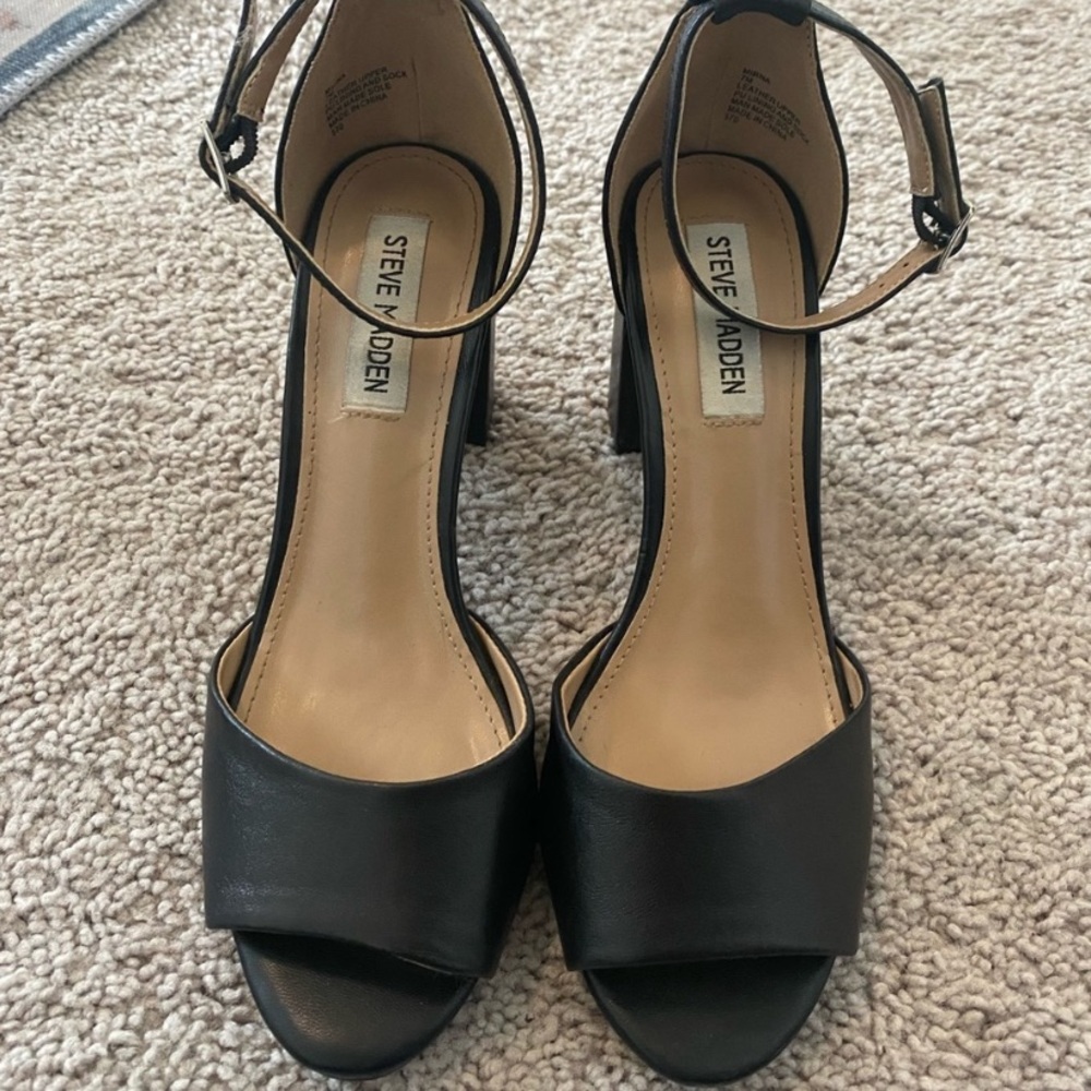 Black Steve Madden Heels